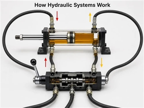 Hoe hydraulische systemen werken: componenten, circuits, berekeningen en prob...
